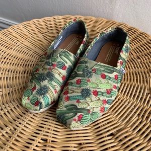 TOMS Vegan Cactus Print Shoes